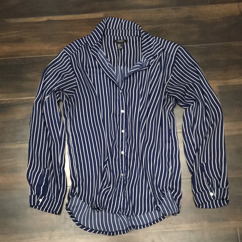 Pin Stripped Button Down